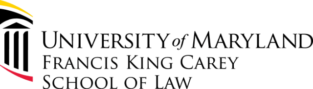 Maryland Carey School of Law logo.