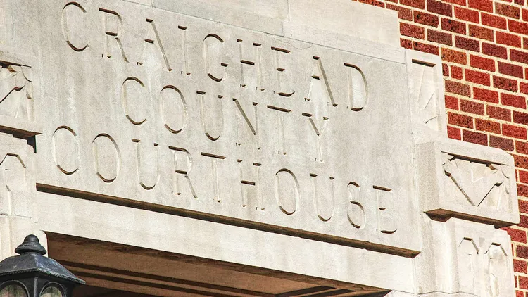 craighead county courthouse plague.