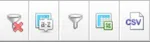 CSV export icons screenshot.