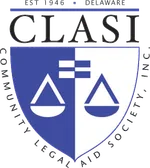 Community Legal Aid Society, Inc. logo.