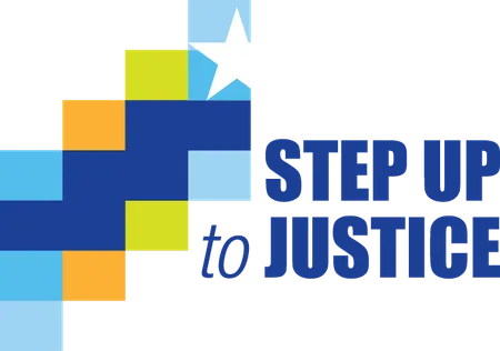 stepuptojustice logo